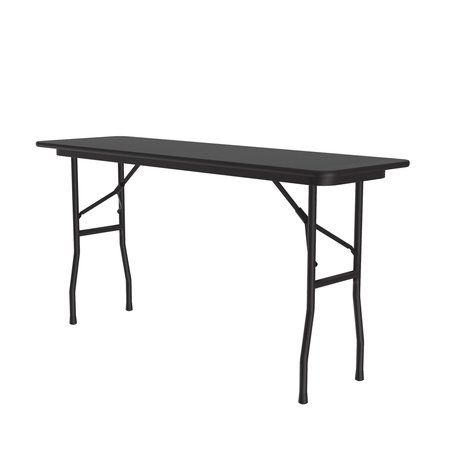 CORRELL CF TFL Folding Tables 18x60 Black Granite CF1860TF-07